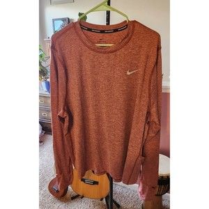 Nike Women’s Element Pink Reflective Crew Running Top (CU3277-691) Size Plus XL